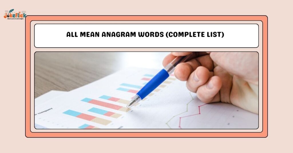 All Mean Anagram Words (Complete List)