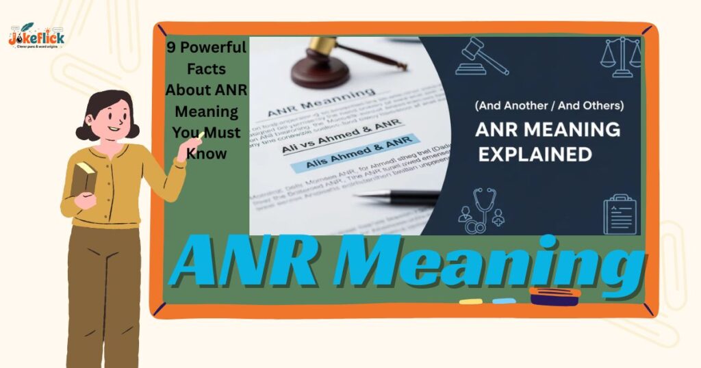 Origin and History of ANR
