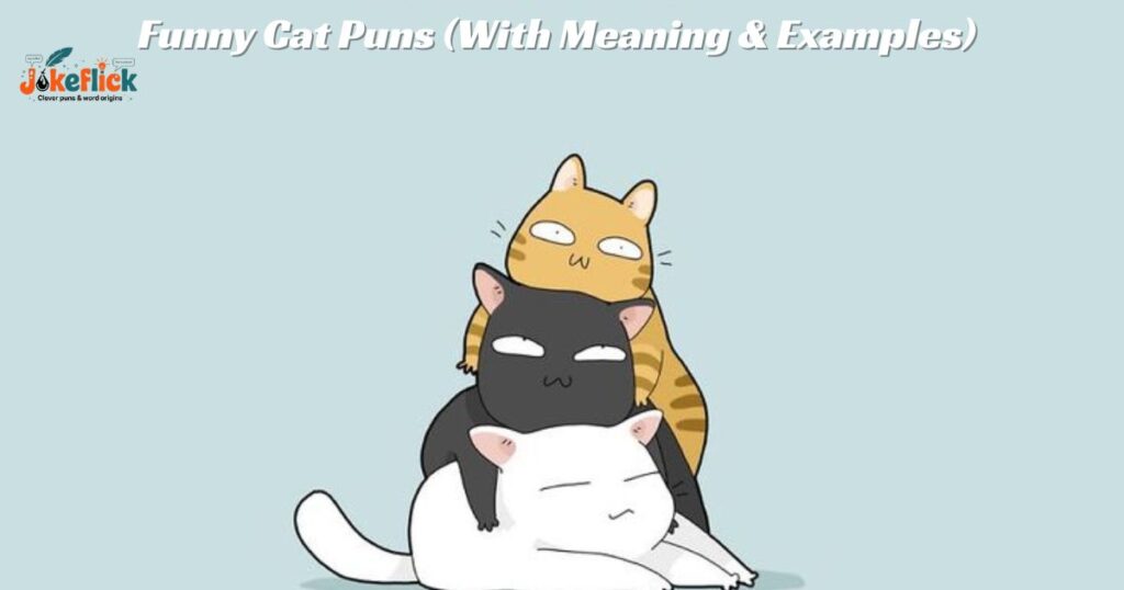 Funny Cat Puns (With Meaning & Examples)