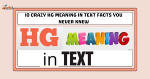 HG meaning in text