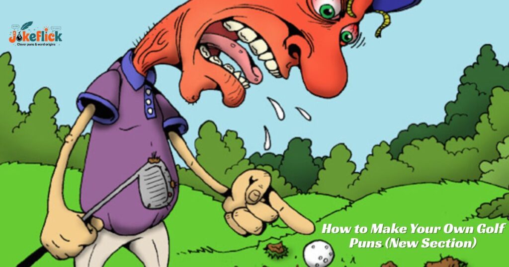 How to Make Your Own Golf Puns (New Section)