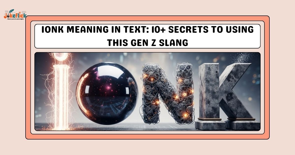 IONK Meaning in Text