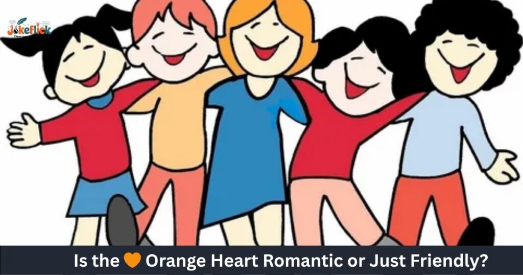 Is the 🧡 Orange Heart Romantic or Just Friendly?