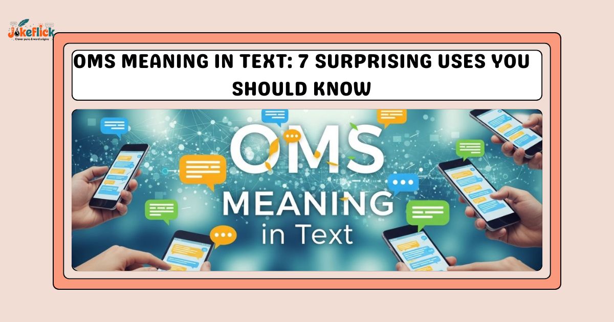 OMS meaning in text