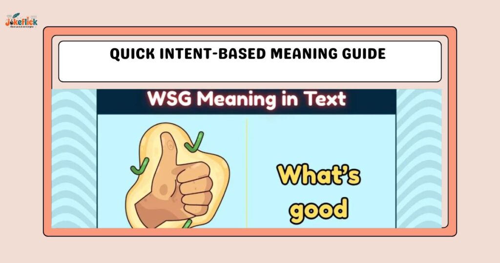 Quick intent-based meaning guide