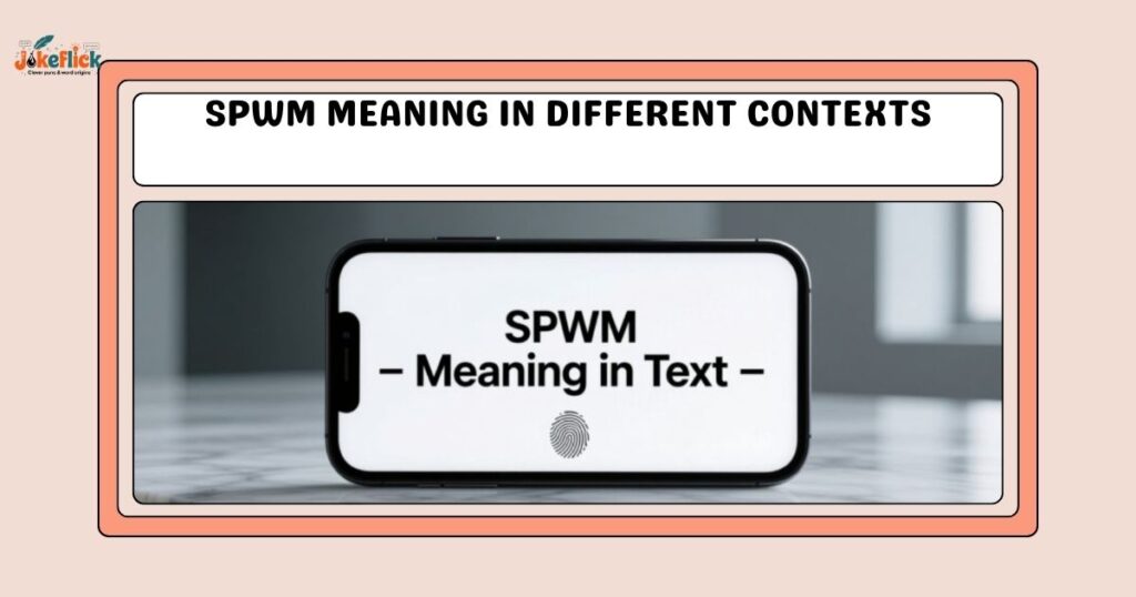 SPWM Meaning in Different Contexts