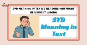 SYD Meaning in Text