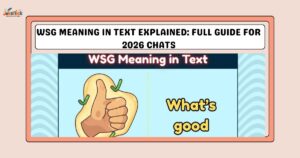 WSG Meaning in Text
