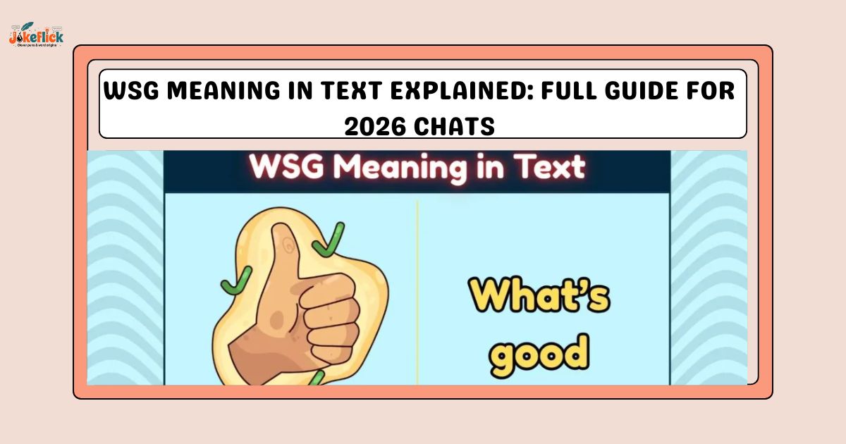 WSG Meaning in Text
