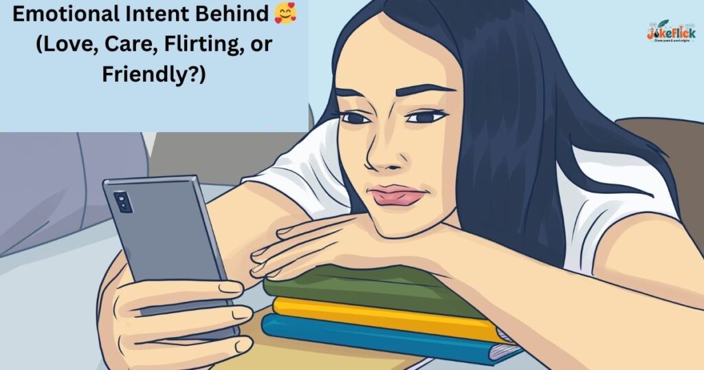 Emotional Intent Behind 🥰 (Love, Care, Flirting, or Friendly?)
