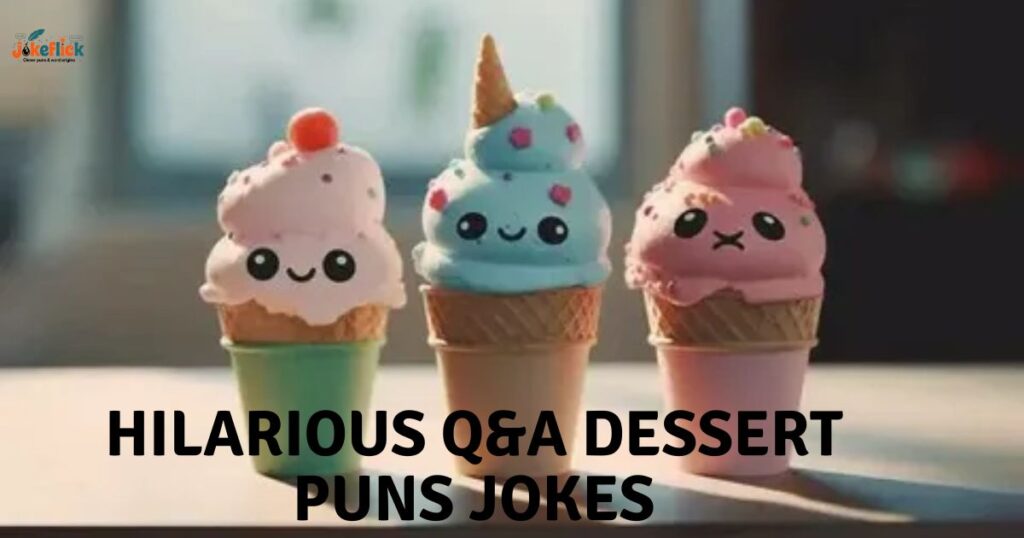 Hilarious Q&A Dessert Puns Jokes